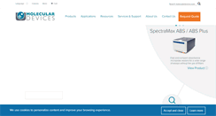 Desktop Screenshot of moleculardevices.com
